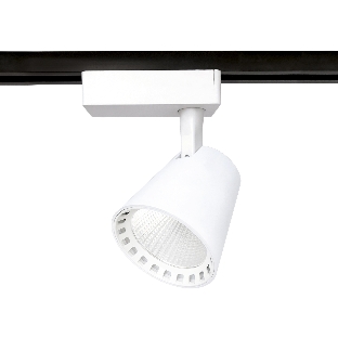 Трековый однофазный светодиодный светильник Ambrella light GL5974 WH белый LED 15W 4200K 24°