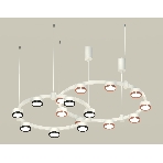 Светильник Ambrella light XR92081210/16 SWH/PPG/PBK белый песок/золото розовое полированное/черный полированный GX53, фото 1