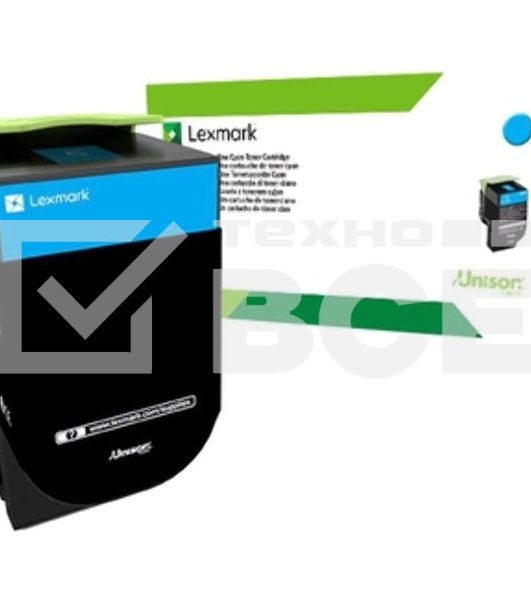 Картридж лазерный Lexmark голубой для CX310/410/510 2K