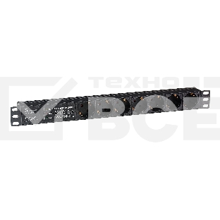 Блок розеток горизонтальный ExeGate ServerPro PDU-19H701 Al-7S-C14-SPD3, 19