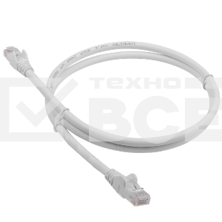 Патч-корд LANMASTER LSZH UTP кат.6, 0.5 м, белый