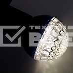 Лампа шар e27 9 LED Ø50мм ТЕПЛЫЙ БЕЛЫЙ, фото 1