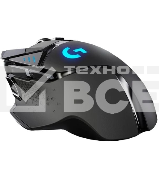 Мышь беспроводная/проводная Logitech G502 LIGHTSPEED черный, 25600 dpi, радиоканал, USB, кнопки - 11