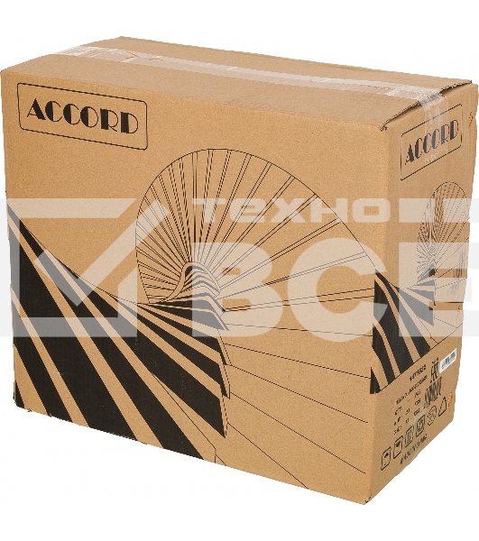Компьютерный корпус Accord ACC-CL295RGB черный без БП ATX 4x120mm 2xUSB2.0 1xUSB3.0 audio