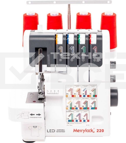 Оверлок Merrylock 220 белый