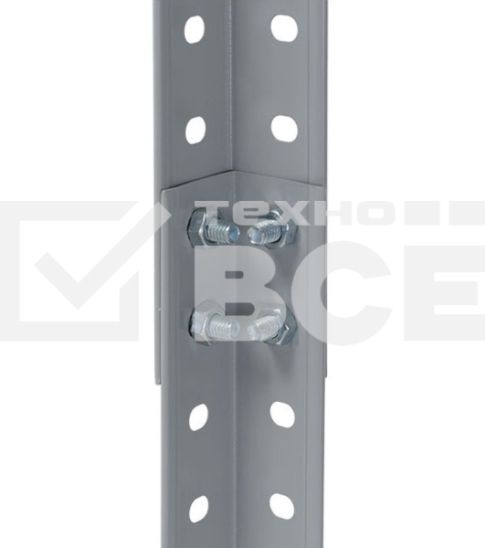 Стеллаж Практик ES пол.:4 разборная 1450x750x300мм серый