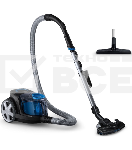 Пылесос Philips FC9331/09 глубокий черный, 237/750 Вт, уборка сухая, пылесборник контейнер 1.5 л