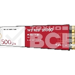 Накопитель SSD WD Red SN700 WDS500G1R0C, 500Gb, PCIe 3.0 x4, M.2 2280, NVMe, R/W 3430/2600, фото3