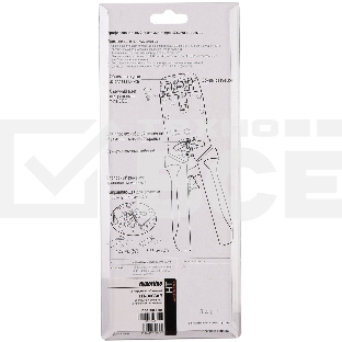 Инструмент обжимной Hyperline HT-3008AR для RJ-45/RJ-12/RJ-11 (упак:1шт) черный/красный
