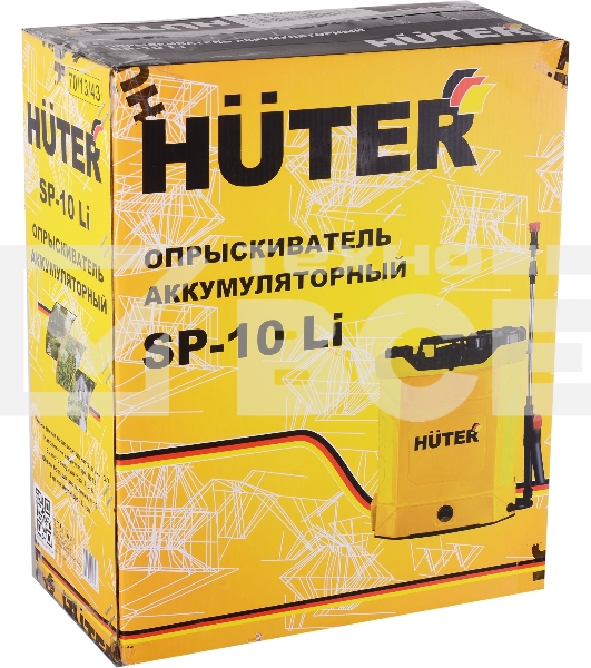 Опрыскиватель Huter SP SP-10Li аккум. ранц. 10л желтый/черный (70/13/43)
