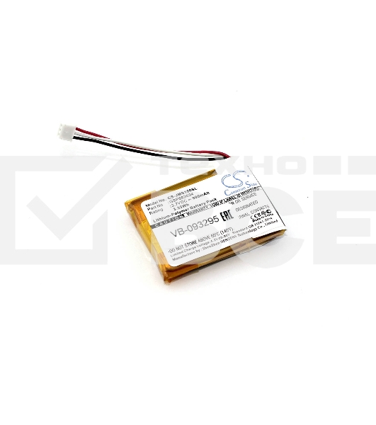 Аккумуляторная батарея CameronSino CS-JMS100SL для JBL Go Smart 3.7V 900mAh, 3.33Wh