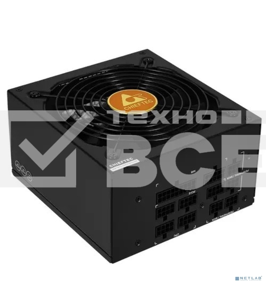 Блок питания Chieftec Polaris PPS-1250FC, 1250Вт, 80 PLUS Gold, 140мм, модульный, черный