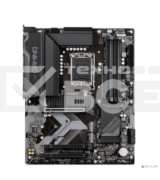Материнская плата Gigabyte B760 GAMING X DDR4, LGA 1700, Intel B760, 4xDDR4, 4xSATA, 3xM.2, 1xPCIe 4.0 x16, 2xPCIe 3.0 x1, 1xHDMI, 1xDP, 1x 2.5Gb LAN, 1xUSB 3.2 Gen 2, 2xUSB-A 3.2 Gen 1, 5xUSB-A 2.0, 6x3.5 мм, 7.1, ATX
