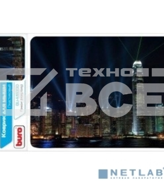 Коврик для мыши Buro BU-M80010 рисунок/Гонконг