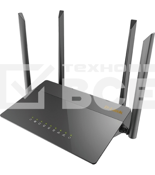 Маршрутизатор DIR-841/GF,DIR-841/GFRU AC1200 Wi-Fi Router, 1000Base-X SFP WAN, 4x100Base-TX LAN, 4x5dBi external antennas