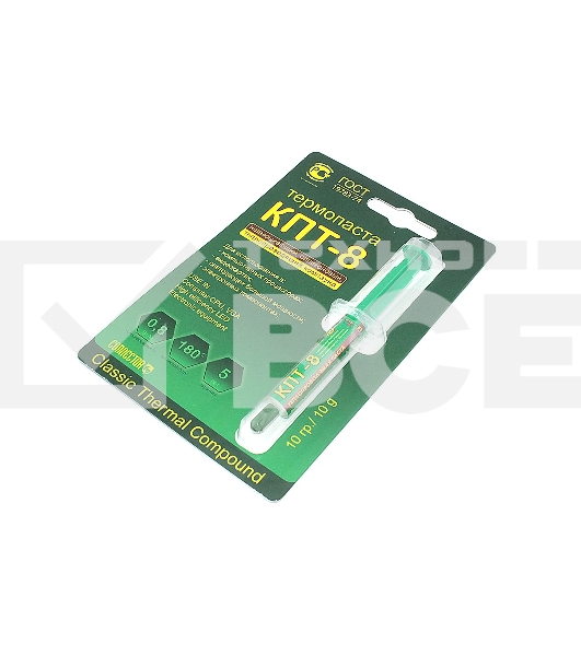 Термопаста КПТ-8 Connector шприц 10гр. (блистер)