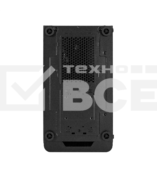 Компьютерный корпус Miditower ExeGate EVO-9202 (ATX, без БП, с окном, 1*USB+1*USB3.0, аудио, 3 вент. 12см с RGB подсветкой)