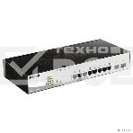 Коммутатор D-Link DGS-1210-10P/FL2A Управляемый L2 коммутатор с 8 портами 10/100/1000Base-T и 2 портами 1000Base-X SFP (8 портов PoE 802.3af/at, PoE бюджет 65 Вт), фото2