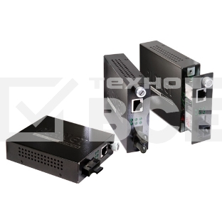 Медиа конвертер FST-801 10/100Base-TX to 100Base-FX (ST, MM) Smart Media Converter-2km