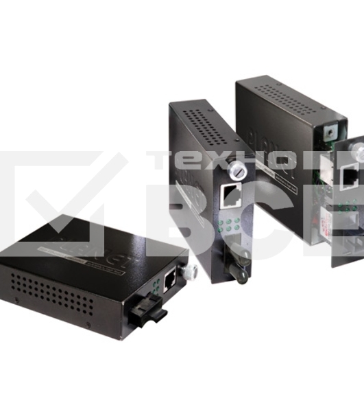 Медиа конвертер FST-801 10/100Base-TX to 100Base-FX (ST, MM) Smart Media Converter-2km