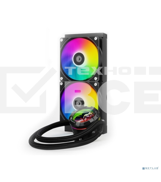 Кулер ID-Cooling SL240 XE черный 120мм алюминий+медь 1800rpm 30db 4-pin 300W