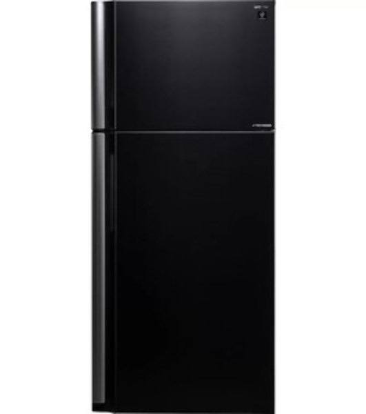 Холодильник Sharp SJ-XE59PMBK черный двухкамерный 430/148л морозилка сверху, No Frost