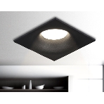 Встраиваемый точечный светильник Ambrella light TN102812 BK черный GU5.3 85*85*35, фото3