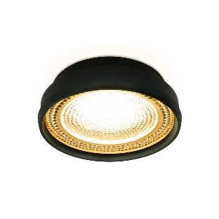 Светильник Ambrella light TN348 SBK/TI черный песок/янтарь GU5.3 D85*45