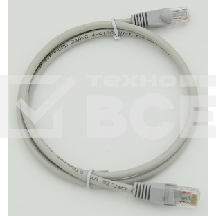 Сетевое оборудование  Patchcord литой 5E Copper 1m 