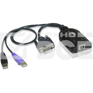 Модуль удлинителя, DVI+KBD+MOUSE USB 2.0+AUDIO, для подкл. DVI USB virtual media KVM adapter cable