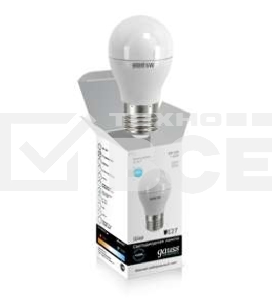 Лампа светодиодная GAUSS Elementary 23220LED A60 E27 10W 4100K 1/40