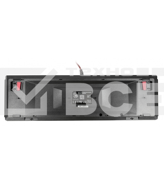 Клавиатура A4 B975 механическая черный USB Gamer LED (подставка для запястий)