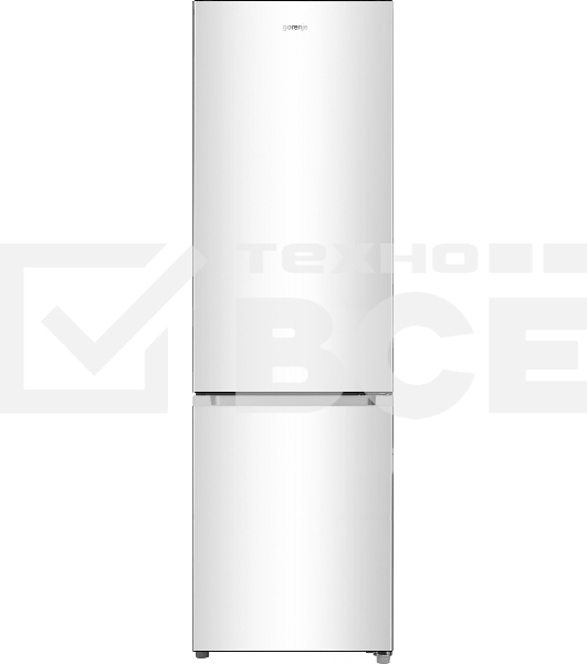 Холодильник Gorenje RK4181PW4 белый двухкамерный 198/66л морозилка снизу, капельная система