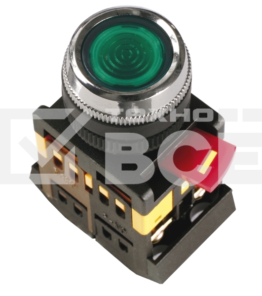 Кнопка ABLFS-22 зел. 1з+1р ИЭК BBT30-ABLFS-K06