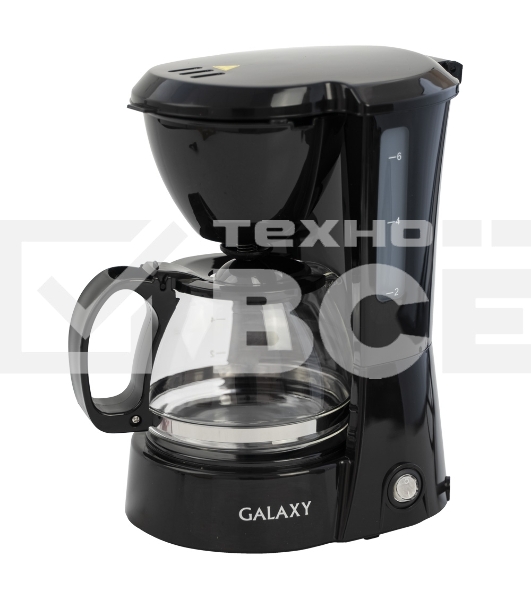 Кофеварка капельная Galaxy Line GL 0700 черный, исп. кофе - молотый, 0,75 л, 700 Вт.