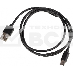 Кабель USB (m)-USB Type-C (m) 1м черный, фото4