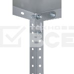 Стеллаж Практик ES пол.:4 разборная 1450x750x300мм серый, фото 1