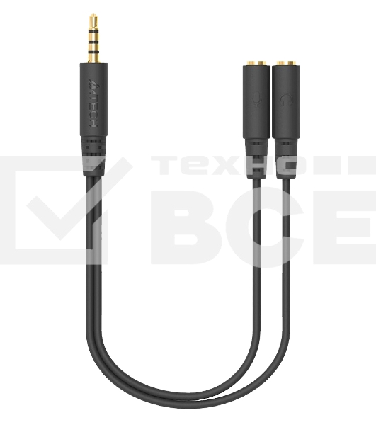 Адаптер аудио A4Tech AD-3P 2xJack 3.5 (f)/Jack 3.5 (m) 0.2м. черный