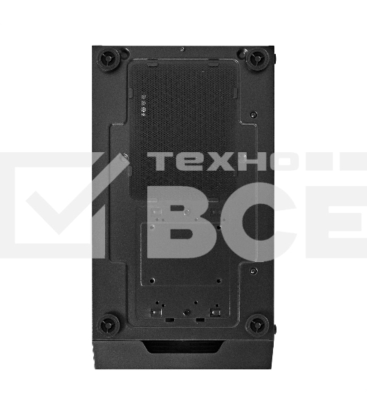 Компьютерный корпус Miditower ExeGate EVO-5001A-500NPX (ATX, БП 500NPX с вент. 12 см, 2*USB+1*USB3.0+HD Audio, черный, 3 вент.12см с RGB подсветкой, боковая панель - закаленное стекло)