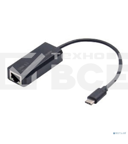 Кабель-адаптер Exegate EX283721RUS EXE-736 USB3.0 Type C --> UTP 1000Mbps AX88179