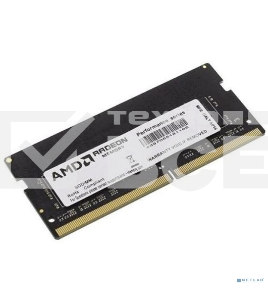 Оперативная память AMD Radeon R7, DDR4, 8GB (1x8GB), 2666MHz, CL16, SO-DIMM, OEM