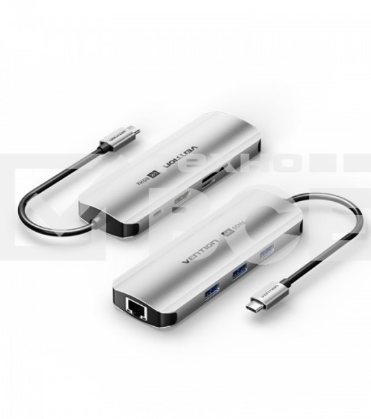 Мультифункциональный хаб Vention USB Type C 8 в 1