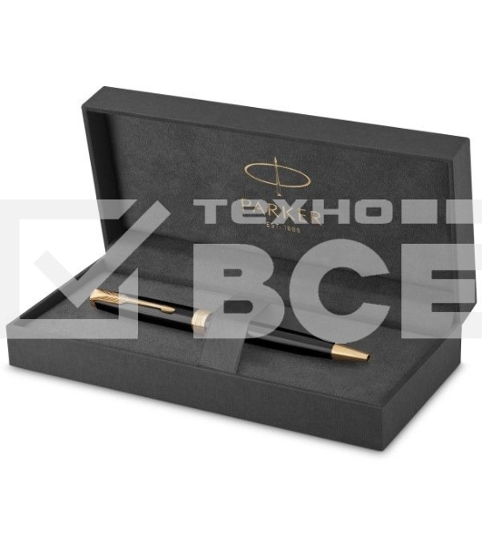 Ручка шариковая Parker Sonnet Core K530 (CW1931497) LaqBlack GT M черн. черн. подар.кор.
