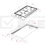 Газовая варочная панель Kuppersberg FG 36 W, фото 1