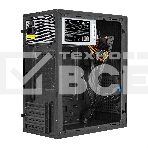Компьютерный корпус Minitower ExeGate BAA-303MU-UNS350 (mATX, БП UNS350 с вент. 12см, 2*USB+1*USB 3.0, HD Audio, черный), фото13