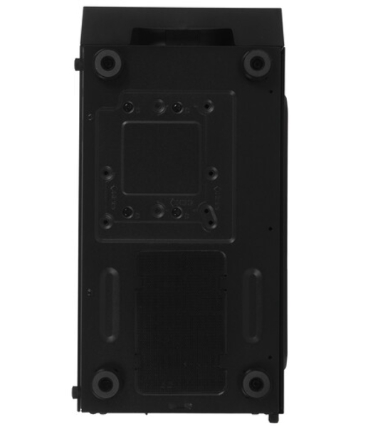 Компьютерный корпус Miditower ExeGate EVO-8243-EVO800 (ATX, БП EVO800RGb с вент. 12 см, 2хUSB+1хUSB 3.0, черный, 3 вент. с RGb подсветкой, боковая панель - закаленное стекло)