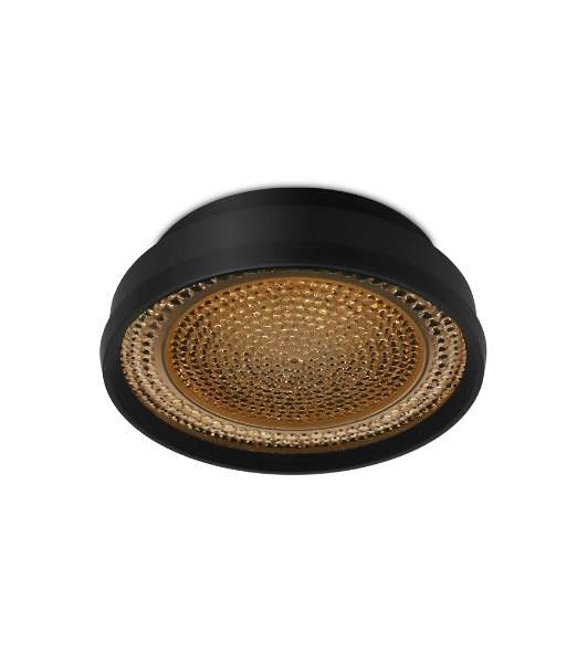 Светильник Ambrella light TN348 SBK/TI черный песок/янтарь GU5.3 D85*45