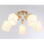 Светильник Ambrella light TR9518/5 WH/GD/FR белый/золото/белый матовый E27*5 max 40W D670*260, фото3