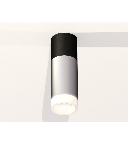 Светильник Ambrella Light XS6324062 SSL/SBK/FR серебро песок/черный песок/белый матовый MR16 GU5.3