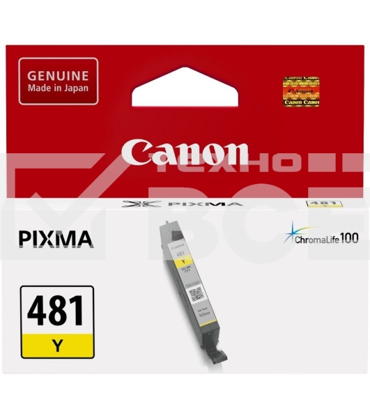 Картридж струйный Canon CLI-481 Y EMB желтый (257 стр.) для Canon TS6140/TS8140/TS9140/TR8540